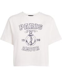 Maje - Cotton Paris T-Shirt - Lyst