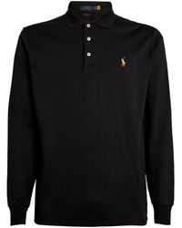 Polo Ralph Lauren - Pima Cotton Long-sleeved Polo Shirt - Lyst