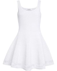 Alaïa - Sleeveless Mini Dress - Lyst