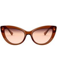 Versace - Acetate Cat-Eye Sunglasses - Lyst