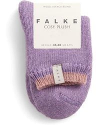 FALKE - Mid-Calf Cosy Plush Socks - Lyst