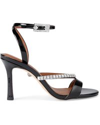Kurt Geiger - Patent Leather Embellished Sandals 90 - Lyst