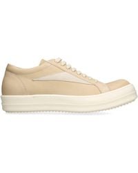 Rick Owens - Leather Vintage Low-Top Sneakers - Lyst