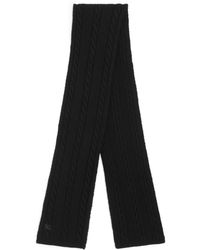 Dolce & Gabbana - Virgin Wool Cable-Knit Scarf - Lyst