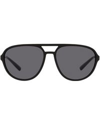 Dolce & Gabbana - Dg Pattern Pilot Sunglasses - Lyst