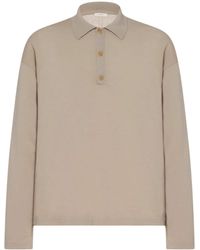 The Row - Djon Wool Polo Sweater - Lyst