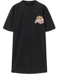 AllSaints - Organic Cotton Roque Mini Dress - Lyst