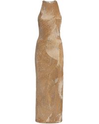 Clio Peppiatt - Embellished Delphine Maxi Gown - Lyst