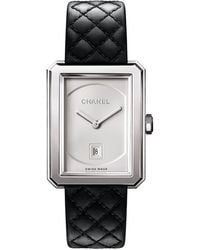 CHANEL - Medium Steel Boy·Friend Watch - Lyst