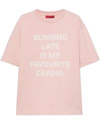MAX&Co. - Cotton Slogan T-Shirt - Lyst