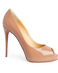 Christian Louboutin - Patent Leather New Very Prive Pumps 120 - Lyst