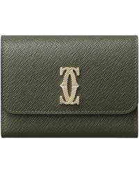 Cartier - Mini Leather C De Wallet - Lyst