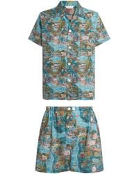 Derek Rose - Cotton Ledbury Pyjama Set - Lyst