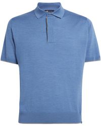 Paul & Shark - Wool-Silk Polo Shirt - Lyst