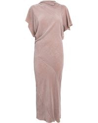 Rick Owens - Velvet Abito Maxi Dress - Lyst
