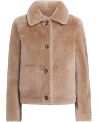 Yves Salomon - Shearling Pea Jacket - Lyst