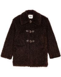 Maje - Faux Shearling Jacket - Lyst