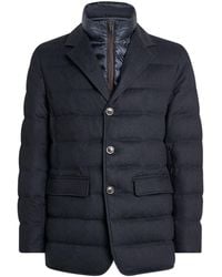 Herno - Silk-Cashmere Quilted Hybrid Jacket - Lyst