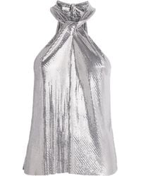 Rabanne - Chainmail Halterneck Top - Lyst