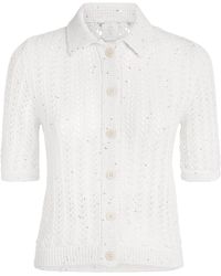 Eleventy - Cotton-Linen-Blend Cardigan - Lyst