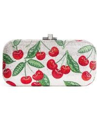 Judith Leiber - Crystal Long Slide Cherries Clutch Bag - Lyst