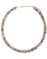 Jacquie Aiche - Yellow Gold, Diamond And Opal Graduated Beaded Necklace - Lyst