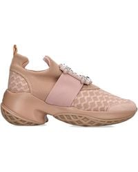 Roger Vivier - Viv' Run Strass Buckle Sneakers - Lyst