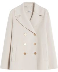Max Mara - Virgin Wool Double-Breasted Coat - Lyst