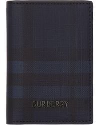 Burberry - City Check Folding Card Holder - Lyst