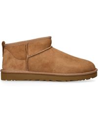 UGG - Suede Classic Ultra Mini Boots - Lyst