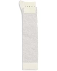 FALKE - Wool-Blend Snow Glitter Knee-High Socks - Lyst