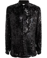 Dries Van Noten - Embellished Sequin Shirt - Lyst