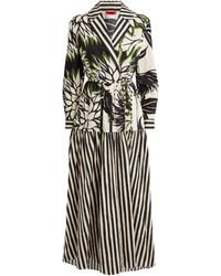 MAX&Co. - Cotton Printed Wrap Dress - Lyst