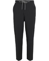 Corneliani - Virgin Wool-Blend Drawstring Trousers - Lyst