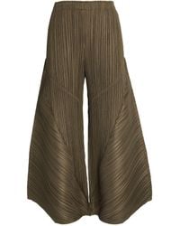 Pleats Please Issey Miyake - Thicker Bottoms 2 Flared Trousers - Lyst