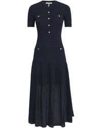 Maje - Knit Pointelle Maxi Dress - Lyst
