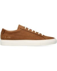Common Projects - Suede Achilles Low-top Sneakers - Lyst