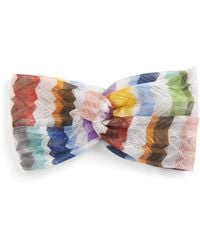 Missoni - Knot-Front Zigzag Headband - Lyst