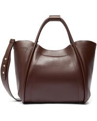 Max Mara - Leather Marine Top-Handle Bag - Lyst