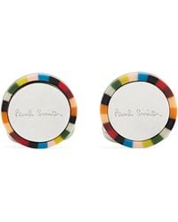 Paul Smith - Signature Stripe Edge Cufflinks - Lyst