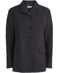 Jil Sander - Wool Gabardine Blazer - Lyst