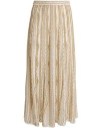 Ulla Johnson - Knitted Clio Midi Skirt - Lyst