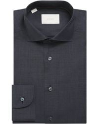 Eton - Merino Wool Houndstooth Shirt - Lyst