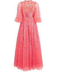 Needle & Thread - Embellished Raindrop Gown - Lyst