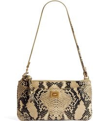 Balenciaga - Calfskin Python-Embossed Pouch - Lyst