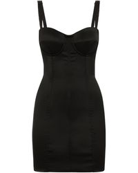 Dolce & Gabbana - Bustier Mini Dress - Lyst