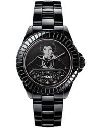 CHANEL - Ceramic, Steel And Diamond Mademoiselle J12 Blush Calibre 12.1 Watch - Lyst