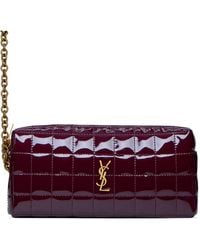 Saint Laurent - Monogram Pouch With Chain - Lyst