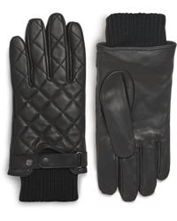 Barbour - Quilted Leather Gloves - Lyst