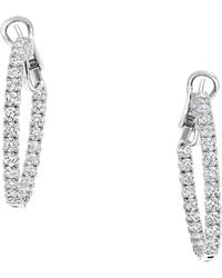 Graff - And Diamond Classic Earrings - Lyst
